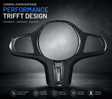 Carbon Lenkradspange passend für BMW G30 G31 F90 M5 Design LSC1